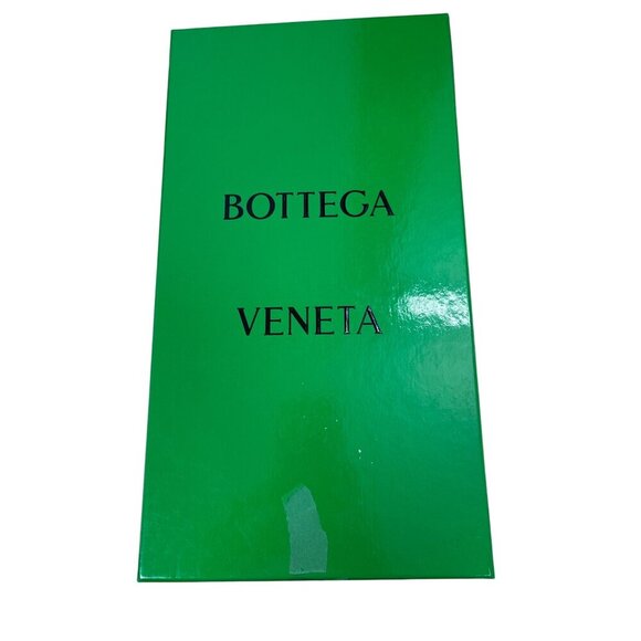 New Bottega Veneta $1500 Lido Icy Moon Blue Quilted Leather Heeled Mule Shoes 38 - Picture 11 of 12